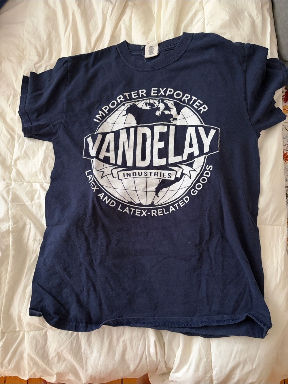 Navy Graphic Crewneck T-Shirt